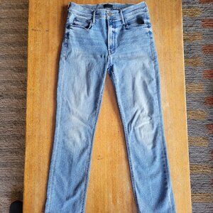 MOTHER Mid-Rise Dazzler jeans